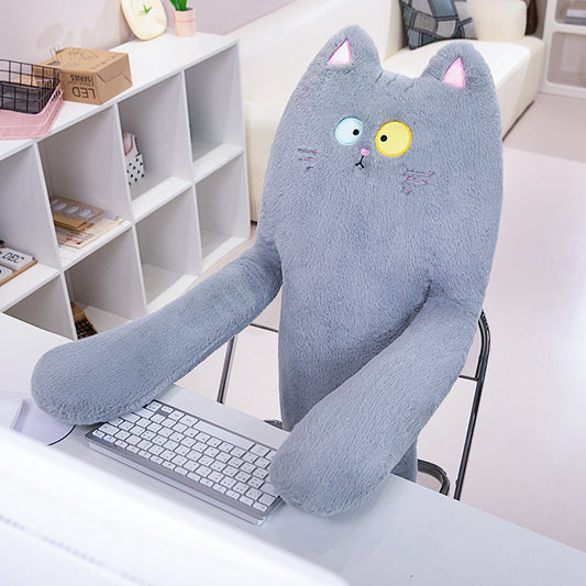 Almohada Gato Alargada para Dormir - Peluche de Apoyo para Piernas Tamaño Grande - Image 2