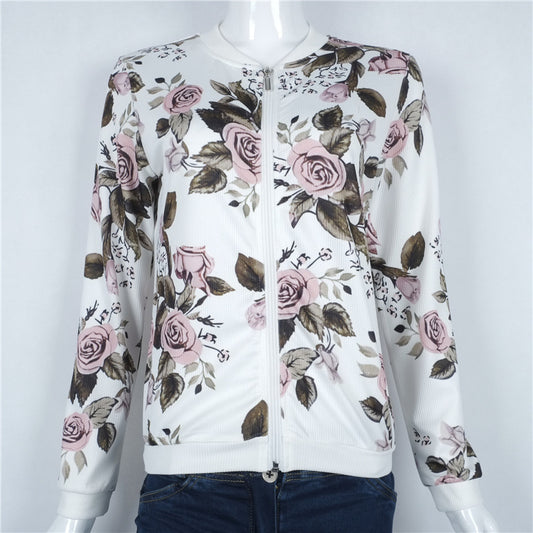Sudadera Deportiva Niña Talla Grande con Estampado Floral Manga Larga - Image 2