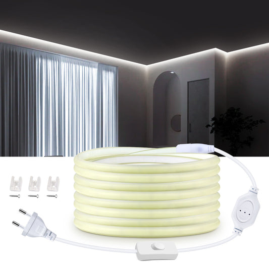 Cinta LED COB 220V Exterior Resistente al Agua para Decoración - Image 2