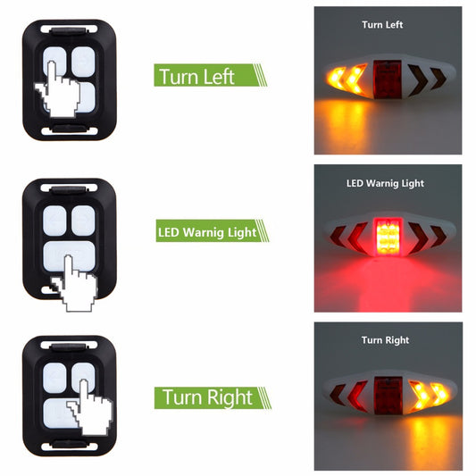 Luz Trasera para Bicicleta con Control Remoto Inalámbrico - Image 2