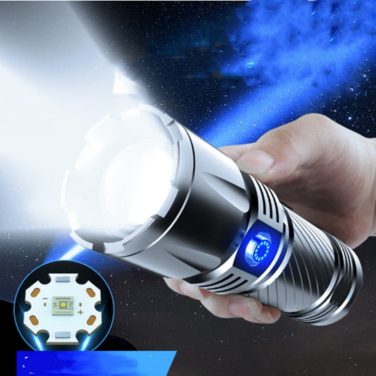 Linterna LED Táctica Recargable de Aluminio con Haz Ultrapoderoso - Image 2