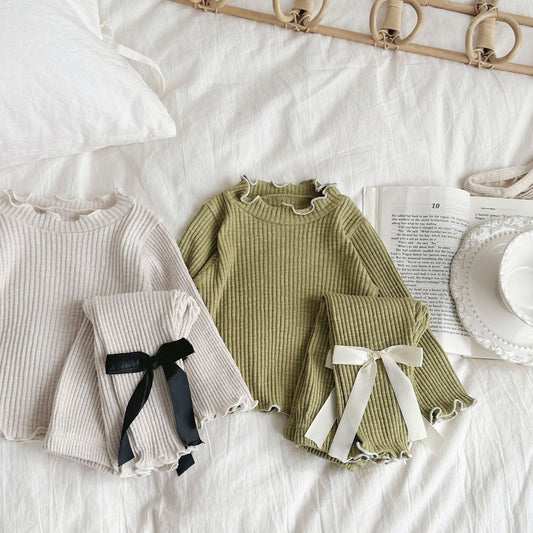 Conjunto Elegante a Rayas para Bebé - Unisex - Image 2