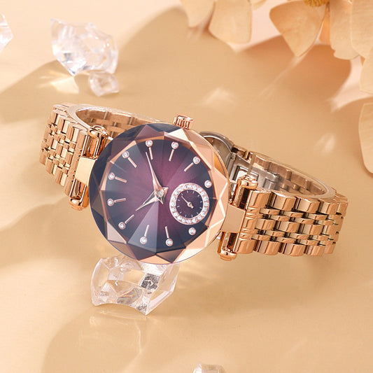 Reloj de Cuarzo para Mujer con Correa de Acero Inoxidable Diseño Minimalista - Image 2
