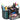 Organizador de escritorio EasyPAG de malla – Multifuncional, 6 compartimientos con cajón, ideal para papelería escolar y oficina, color negro - Tekeno