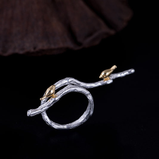 Anillo Ajustable con Diseño de Ave - Image 2