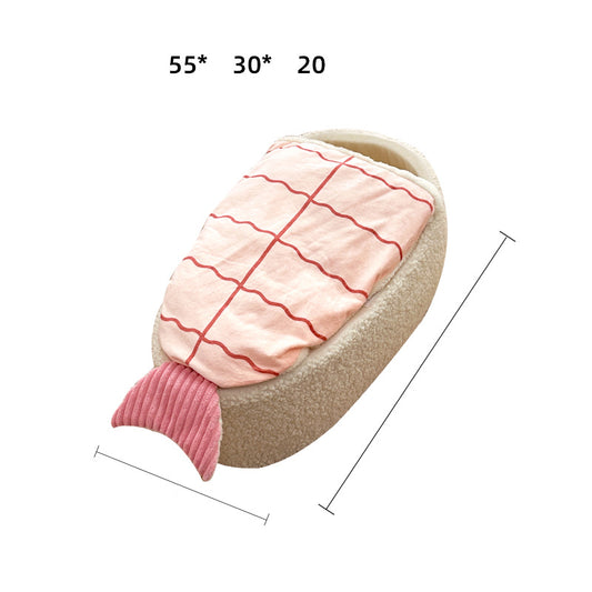 Cama Térmica para Mascotas Estilo Sushi - Nido Removible Todo Clima - Image 2