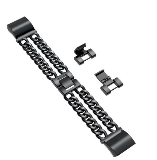 Correa Doble Cadena de Acero Inoxidable para Fitbit Charge 2 - Image 2