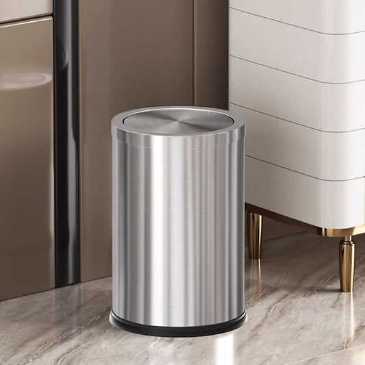 Basurero Metálico Grande con Tapa para Sala, Dormitorio y Cocina - Image 2