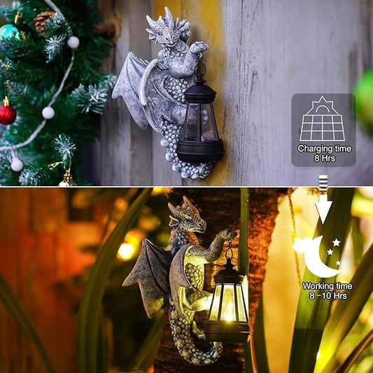 Lámpara Dinosaurio Solar para Jardín - Decoración Exterior Iluminada - Image 2