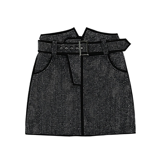 Falda Cinturón de Cuero Gamuza Diamante - Sheepskin Premium - Image 2