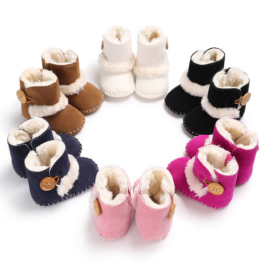 Zapatos de Bebé Antideslizantes con Forro de Terciopelo - Image 2