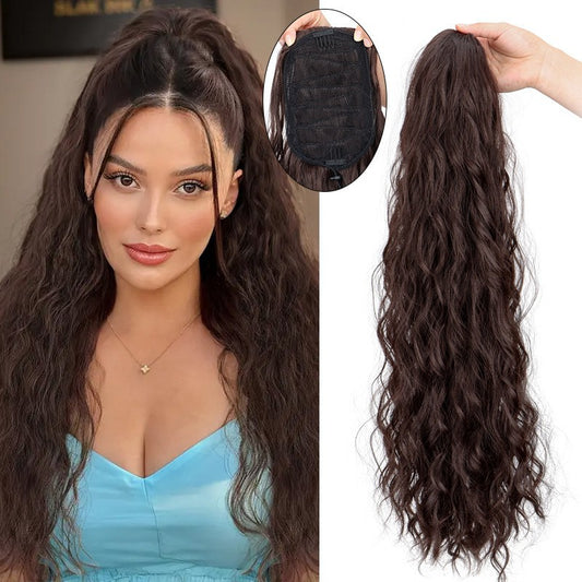 Extensión de Cabello Rizado Efecto Agua - Rizos Voluminosos Tipo Maíz - Image 2