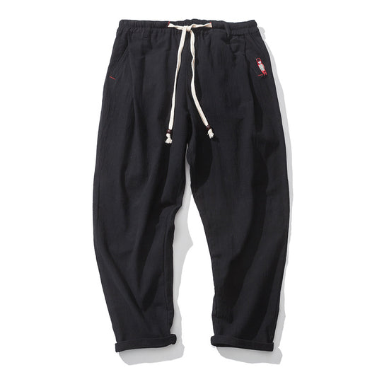 Pantalones Harem de Nueve Puntos para Hombre - Image 2