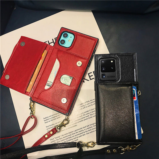 Cartera Cruzada Multifuncional con Compartimentos para Monedas, Tarjetas y Teléfono - Image 2