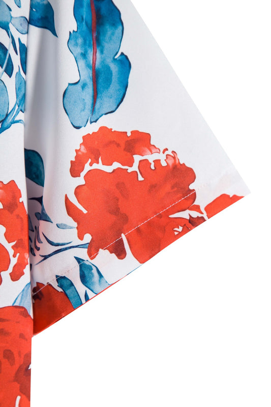 Camisa Casual de Solapa con Estampado Floral - Image 2