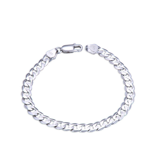 Pulsera de Plata para Hombre Estilo Látigo Trenzado - Image 2