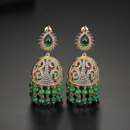 Aretes con Micro Incrustaciones de Circonio Estilo Europeo y Americano - Image 2