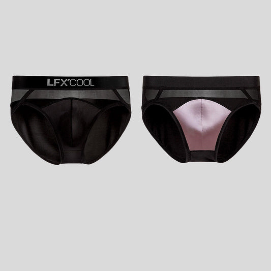 Bóxer Triangular de Seda para Hombre con Entrepierna de Seda Genuina - Image 2