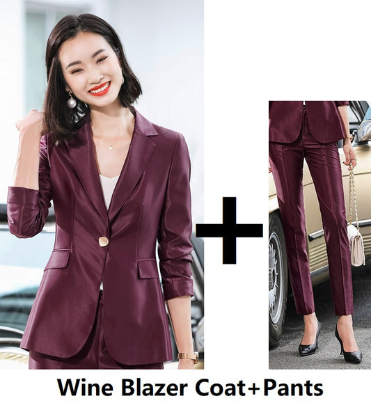 Traje Ejecutivo de Acetato para Mujer - Elegancia Profesional - Image 2