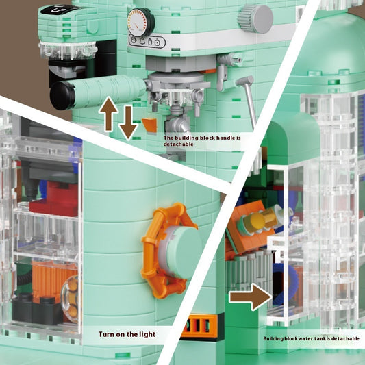 Máquina de Moler Café Armable - Juguete Educativo de Bloques de Construcción - Image 2