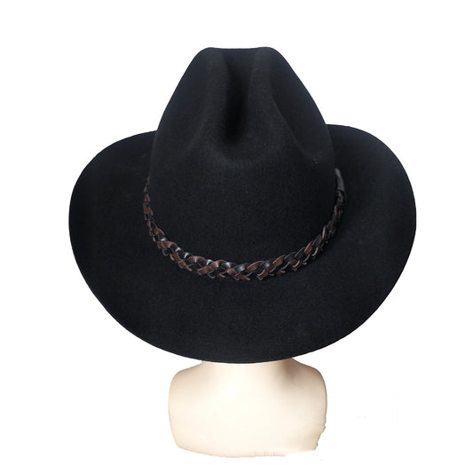 Sombrero Vaquero Occidental de Fieltro Lana - Gorro Jazz Elegante - Image 2