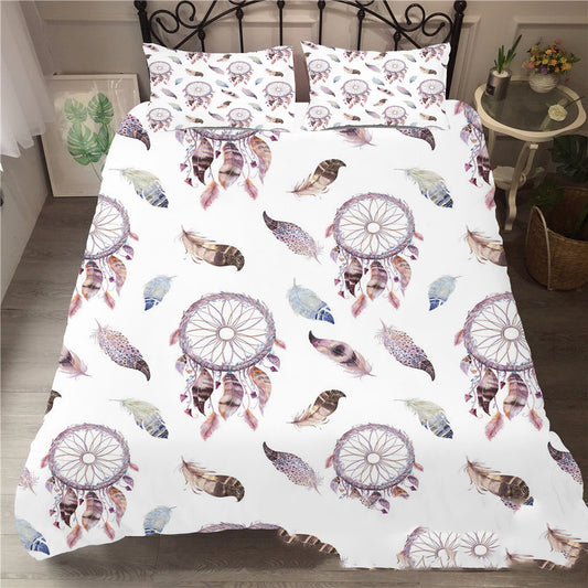 Juego de Cama Atrapasueños 3D Estilo Europeo Americano - Tres Piezas - Image 2