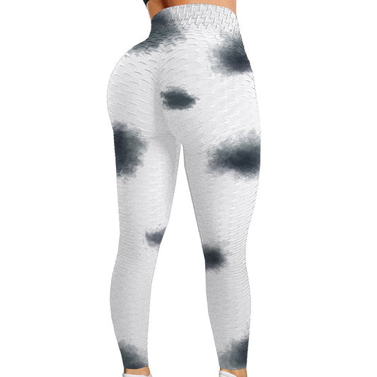 Pantalones de Chándal Tie-Dye Cintura Alta y Ajustados - Image 2