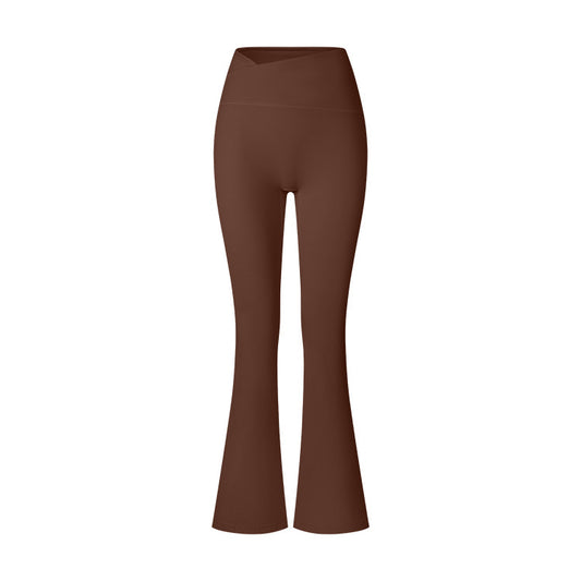 Pantalones Yoga Cintura Alta con Textura Satinada y Control Abdominal - Image 2