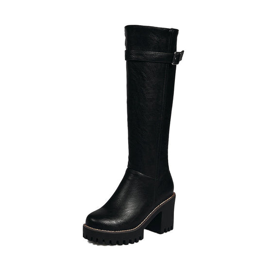 Botas Martin para Mujer con Tacón Grueso y Caña Alta - Image 2