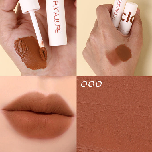 Gloss Labial Mate Aterciopelado a Prueba de Agua - Acabado Heroína Larga Duración - Image 2