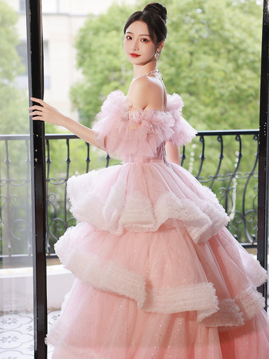 Vestido de Banquete Asimétrico Floral de Alta Gama para Mujer - Image 2