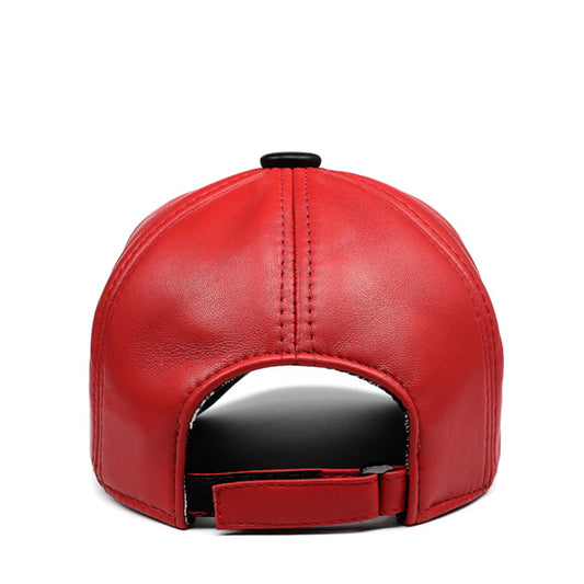 Gorra de Cuero Genuino Cordero para Parejas - Hombre y Mujer - Image 2