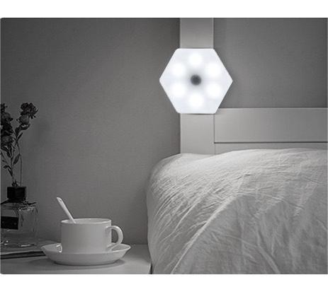 Lámpara Hexagonal Quantum con Panal de Luz LED - Image 2