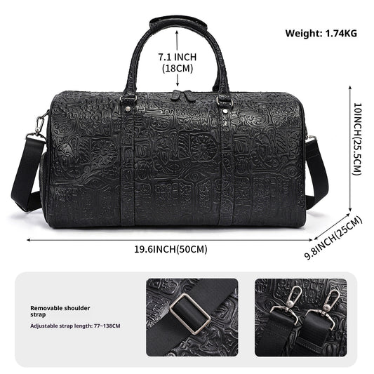 Bolso para Hombre con Diseño Embosado Retro - Image 2