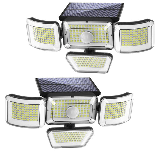 Lámpara Solar LED 200 para Exterior - Iluminación Inteligente de Patio - Image 2