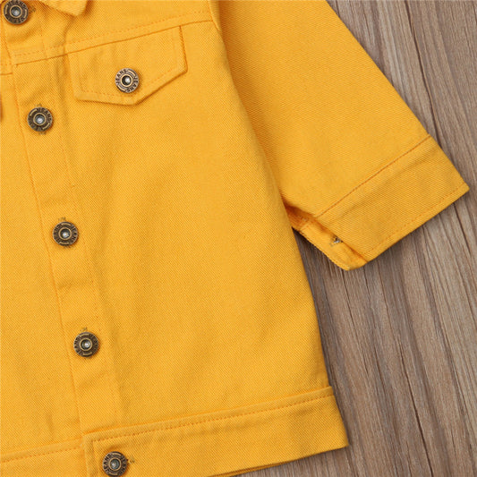 Chaqueta Denim Infantil Otoño Manga Larga - Image 2