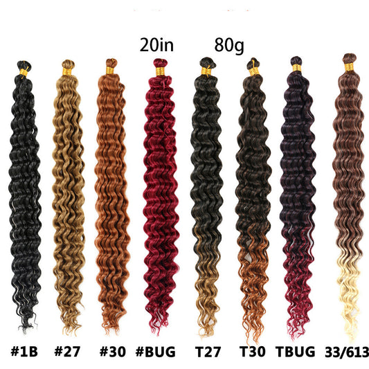 Peluca Fibra Química Ondas Profundas 20 Pulgadas - Image 2
