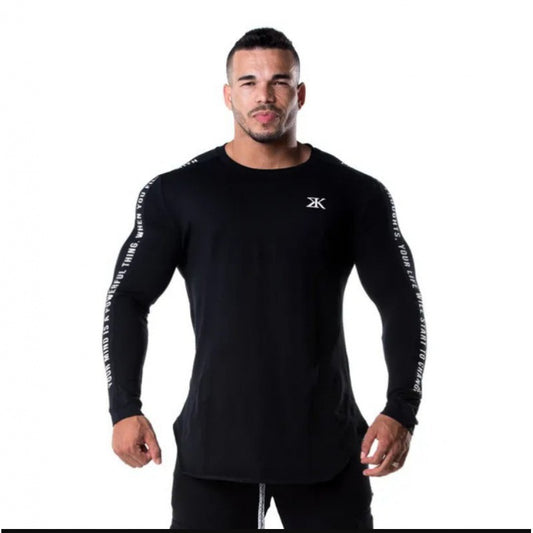 Playera Deportiva Ajustada Cuello Redondo para Correr - Image 2