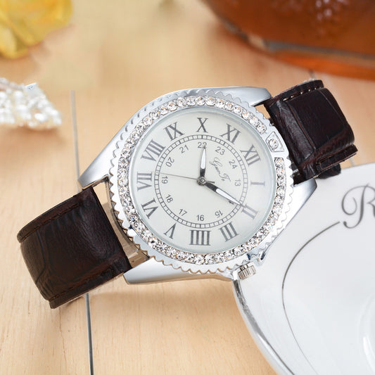 Reloj de Moda para Mujer con Escala Romana y Diseño de Engranajes - Image 2
