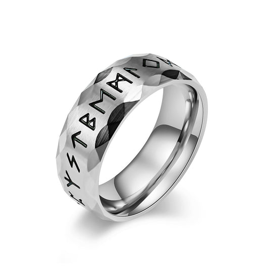 Anillo de Titanio Vikingo Vintage para Hombre - Image 2
