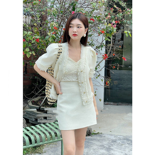 Conjunto de Dos Piezas: Blazer Perfumado y Culottes de Temperamento - Image 2
