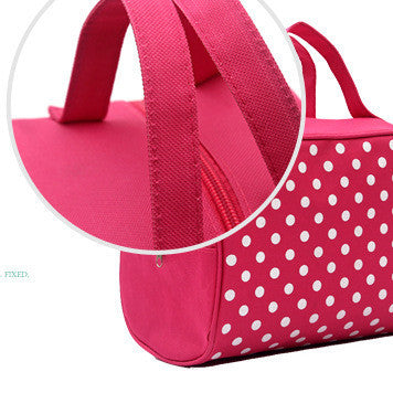 Bolsa de Cosméticos Impermeable con Diseño de Puntos - Image 2