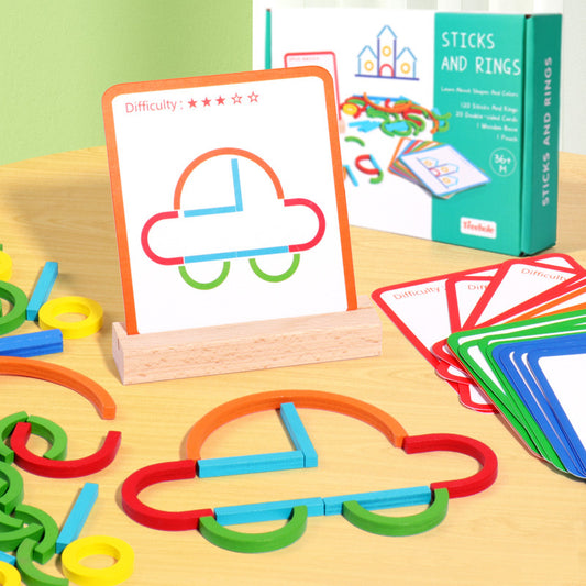 Juego Educativo de Madera para Desarrollo del Pensamiento Infantil - Image 2