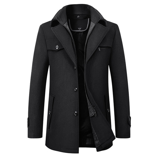 Abrigo de Lana para Hombre Elegante y Cálido - Image 2