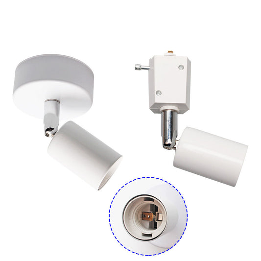 Lámpara de Techo Tipo Riel con Rosca E27 - Iluminación LED Ajustable - Image 2