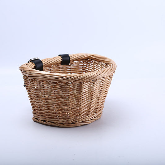 Canasta de Mimbre Ovalada para Bicicleta Infantil - Image 2
