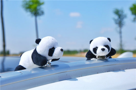 Peluche Panda Rojo de Malla Suave - Image 2