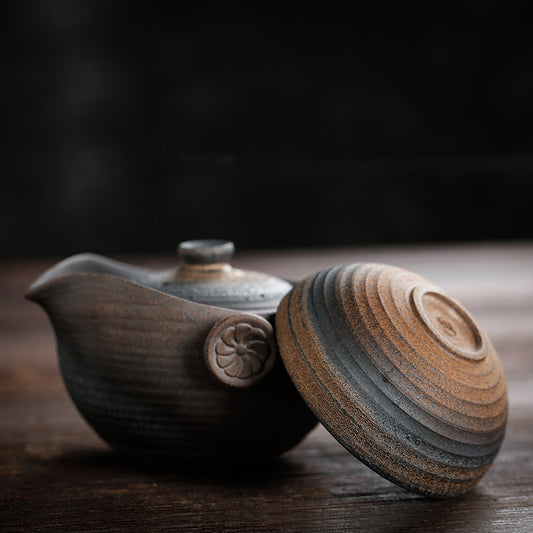 Juego de Té Portátil Japonés de Cerámica para Viajes - Image 2