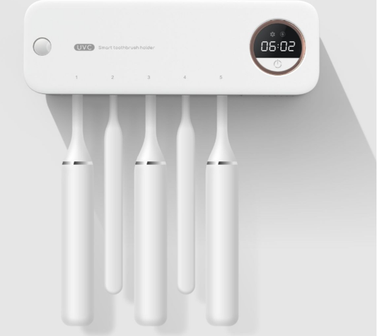 Esterilizador UV para Cepillos de Dientes Recargable con Pantalla LED y Montaje Mural - Image 2