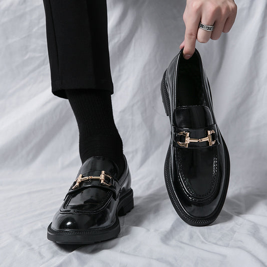 Mocasines Horsebit con Plataforma - Zapatos Formales de Lujo para Hombre - Image 2